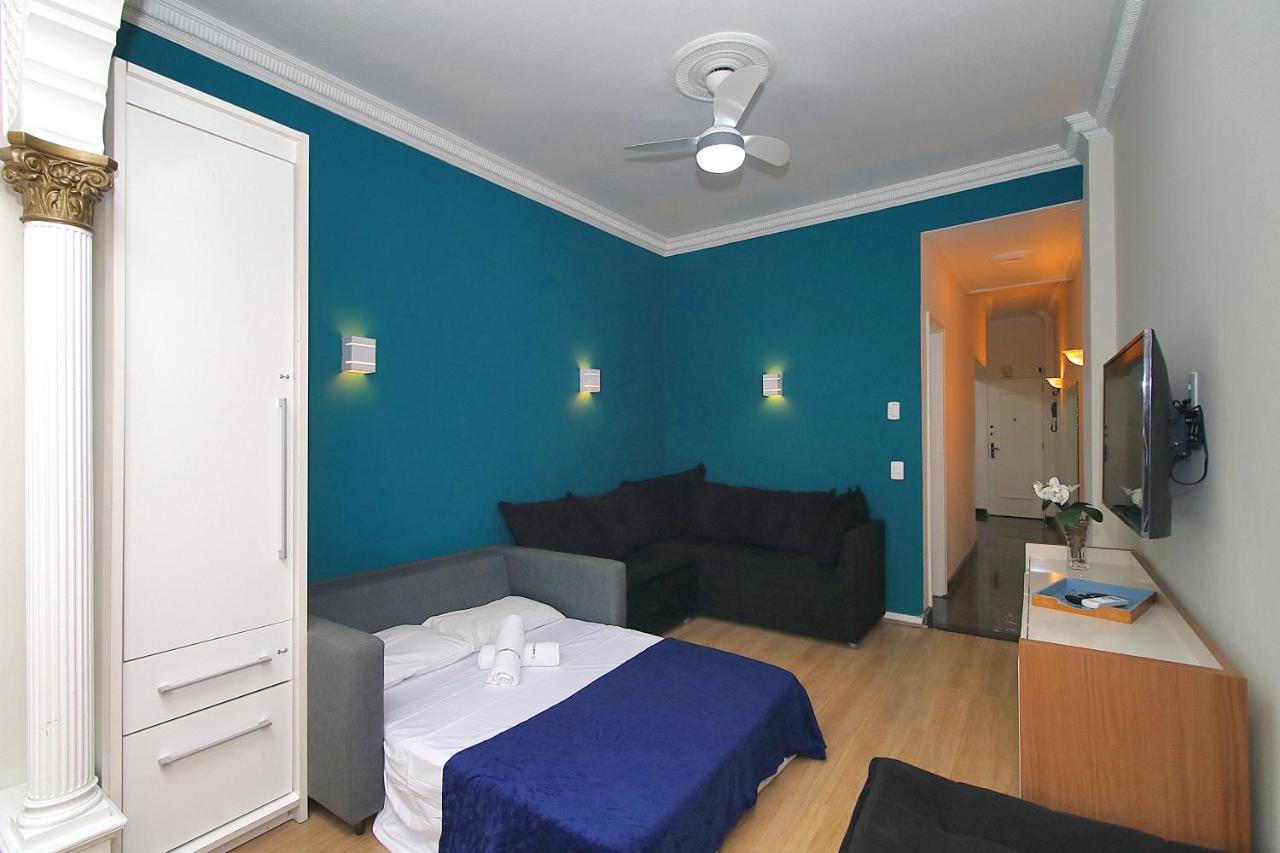 リオデジャネイロFantastico 1 Quarto E Sala Em Copacabana Com Vista Para Naturezaアパートメント エクステリア 写真